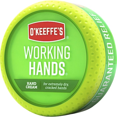 Okeeffes Hand Cream, 3.4 oz, 3-3/4"Wx1-2/5"Lx6-3/5"H, White GORK0350007